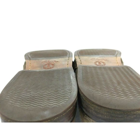 Clarks Nielsen Brown Nubuck Leather Penny 9.5 M main image 9